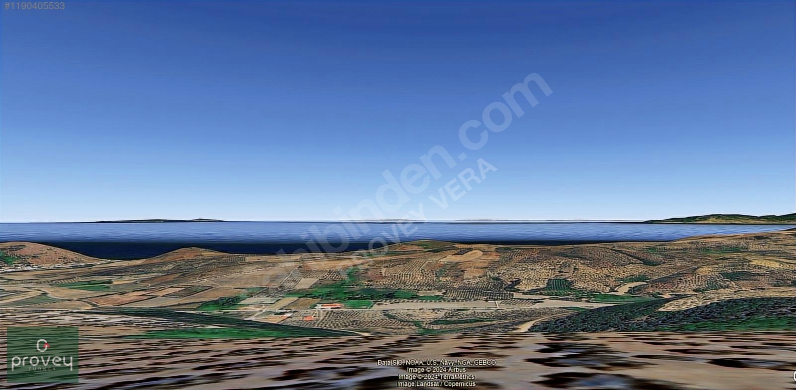 Provey Vera Tirilye Talatbeyde Yola Cephe Deniz Manzarazlı Arazi