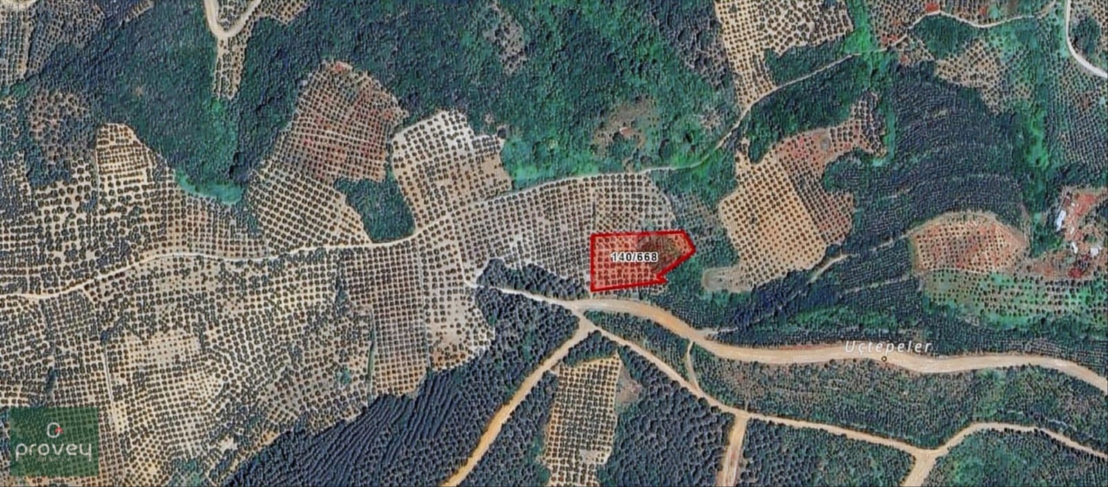 Provey Vera Tirilye Talatbeyde Yola Cephe Deniz Manzarazlı Arazi