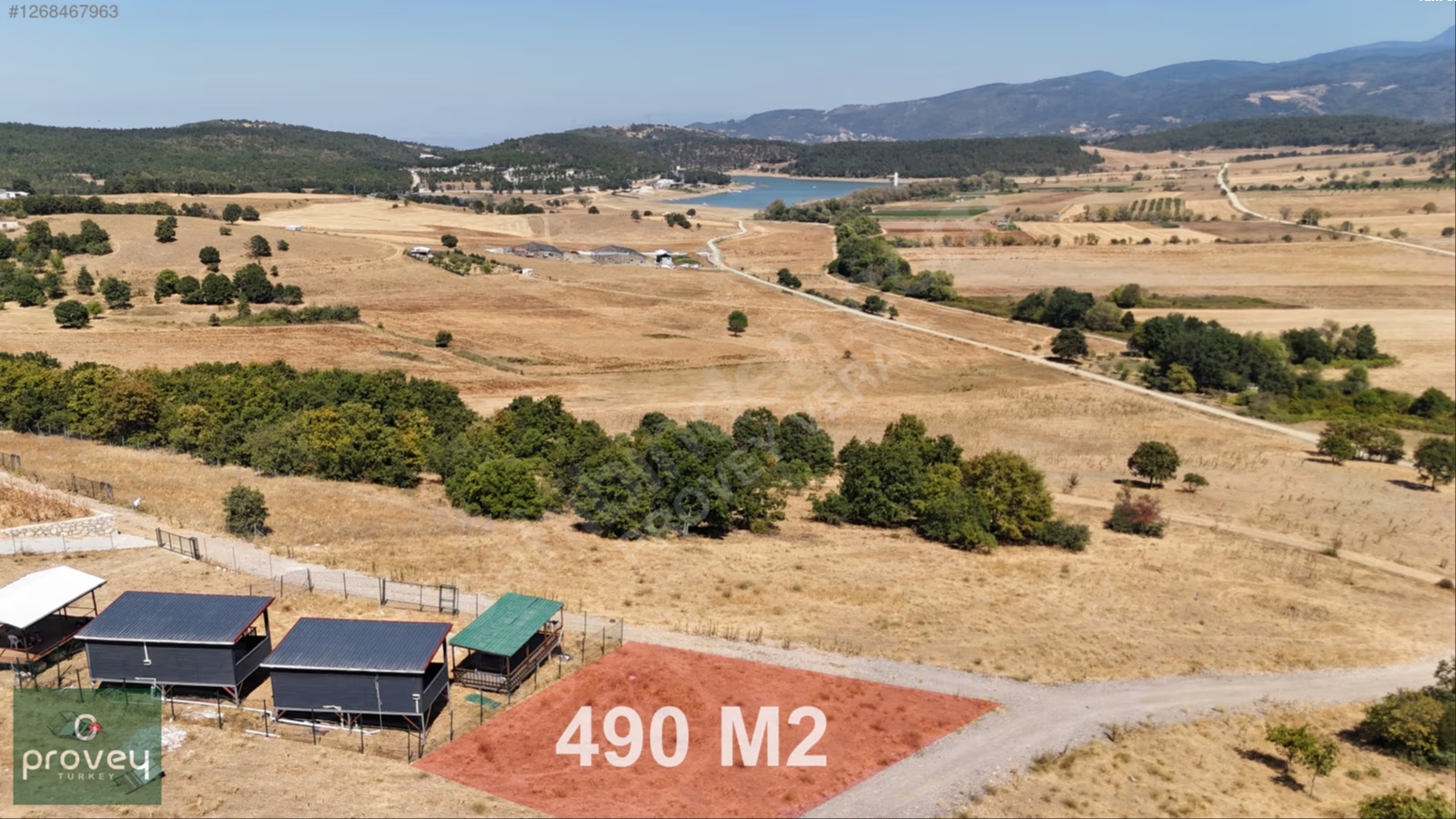 PROVEY VERA DAĞYENİCE GÖLETE 900MT MESAFEDE 490M2 SATILIK TARLA
