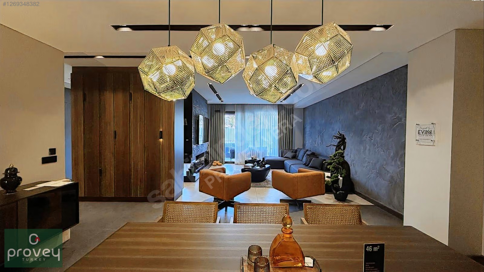 Provey Artı 2000 Newline Projesinde Havuz Cephe Fırsat 4+1 Daire