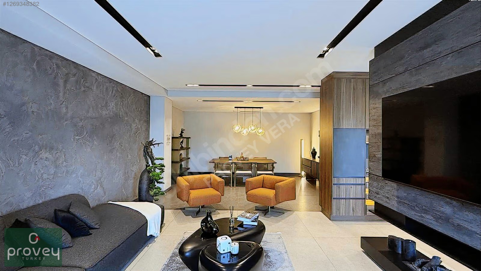 Provey Artı 2000 Newline Projesinde Havuz Cephe Fırsat 4+1 Daire