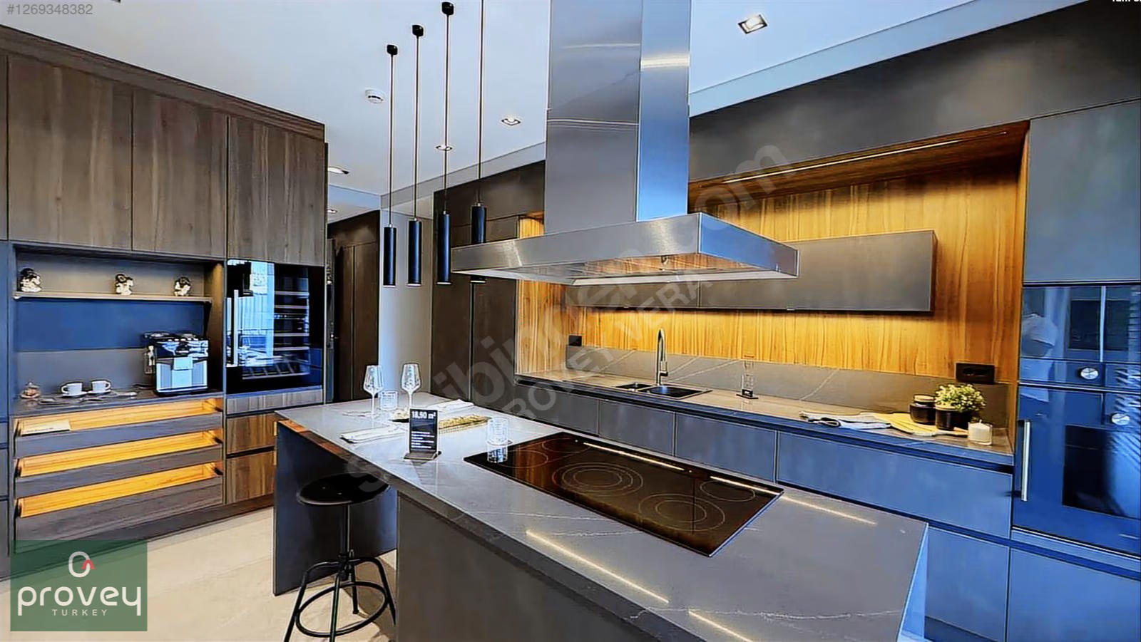 Provey Artı 2000 Newline Projesinde Havuz Cephe Fırsat 4+1 Daire