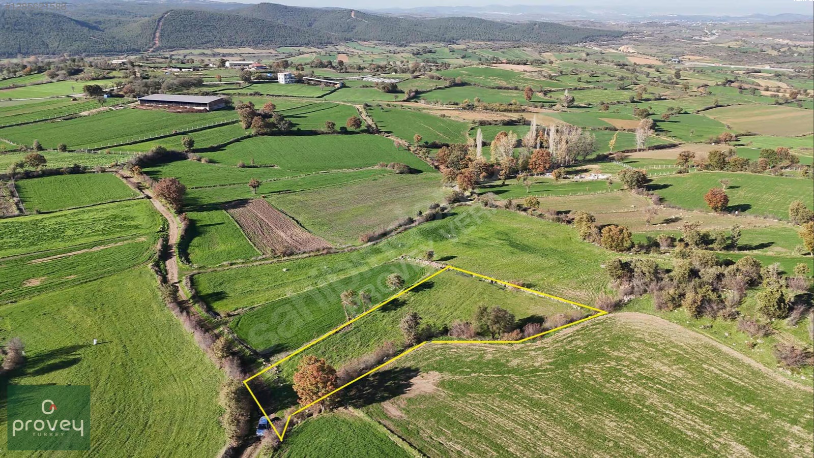 Provey Vera Balıkesir Bayat'da 1542 M2 Köye Yakın Tarla