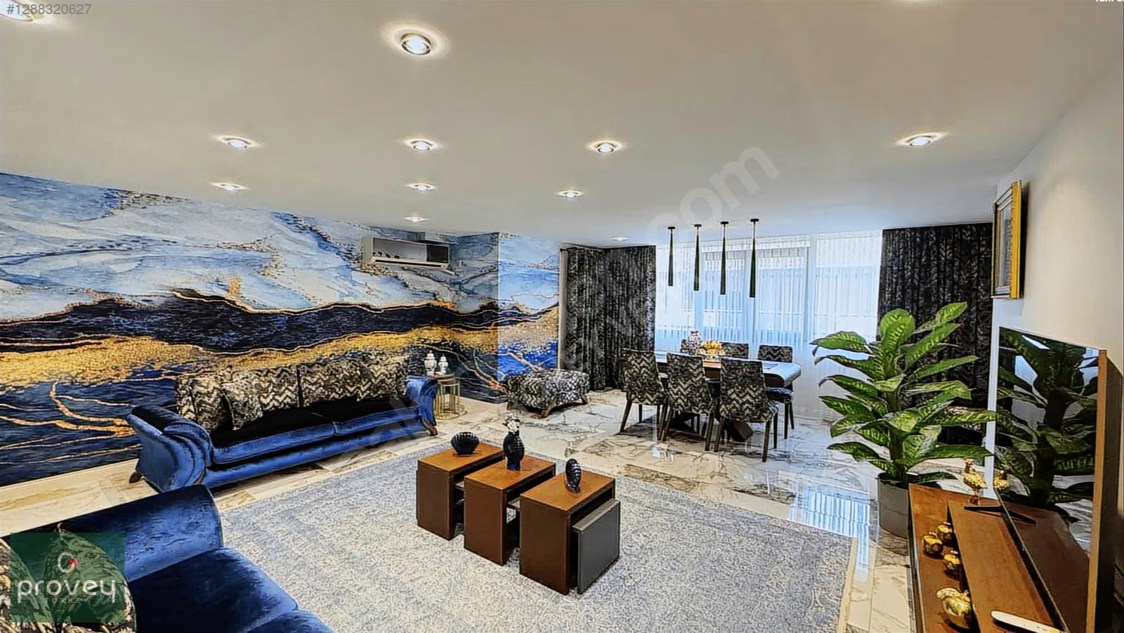 PROVEY VERA 23 NİSAN FORELİ EVLERİN'DE SATILIK EŞYALI 5+1 DAİRE