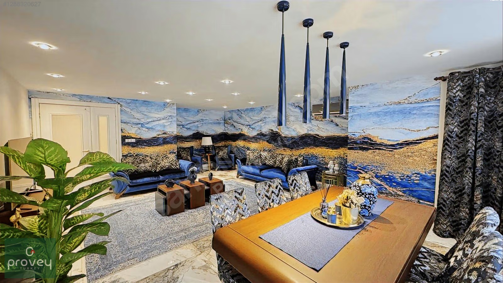 Provey Vera 23 Nisan Foreli Evlerin'de Satılık Eşyalı 5+1 Daire