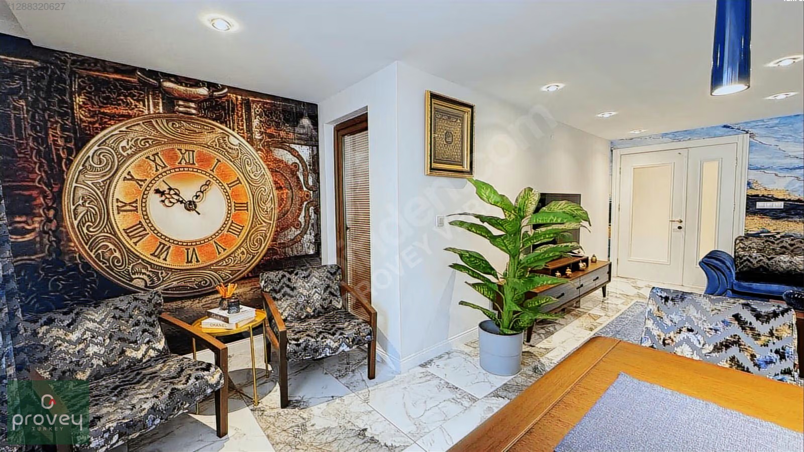 Provey Vera 23 Nisan Foreli Evlerin'de Satılık Eşyalı 5+1 Daire