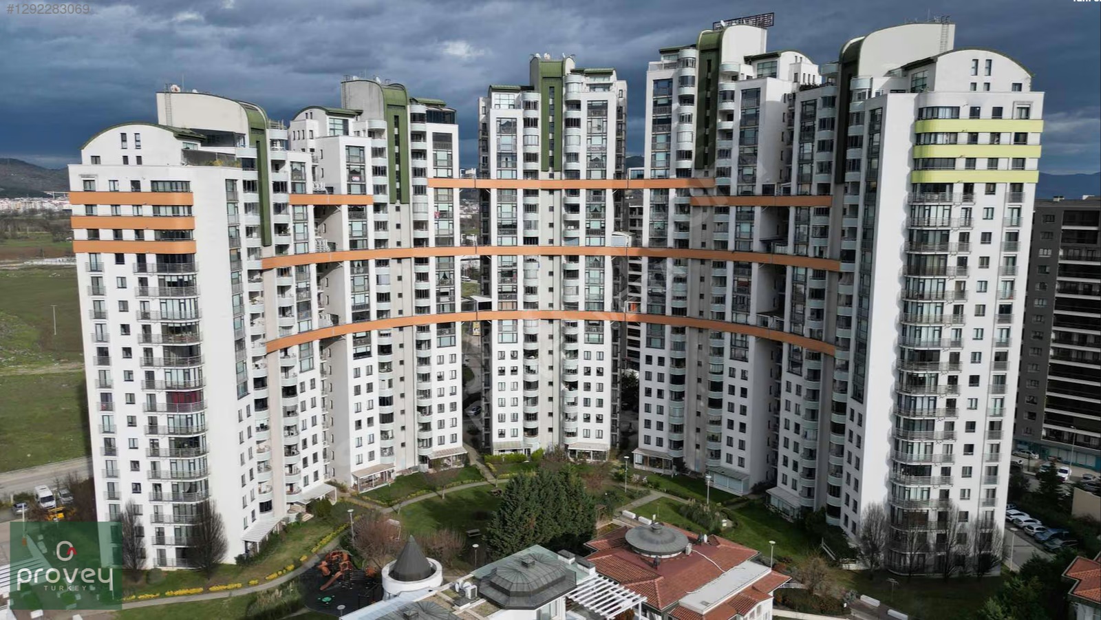 Provey Sinpaş Bursa Modern'de Satılık 3,5+1 Lüks Manzaralı Daire